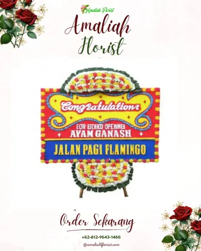 Bunga Papan Congratulation di Gereja Katedral Santa Maria Palangkaraya